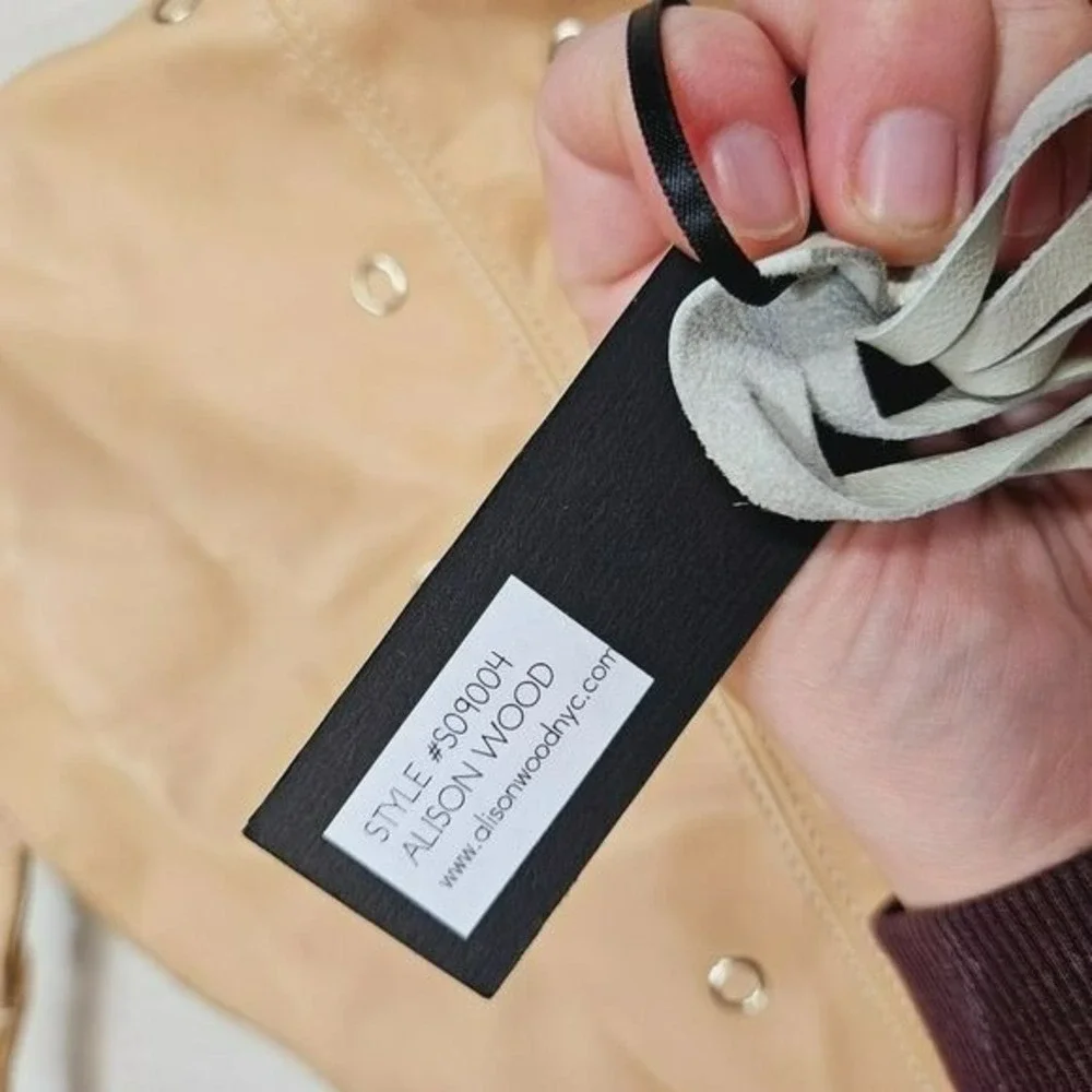 Alison Wood Hobo Bag‎ Leather Shoulder Bag Purse Grommet Satchel Wrapped Handle